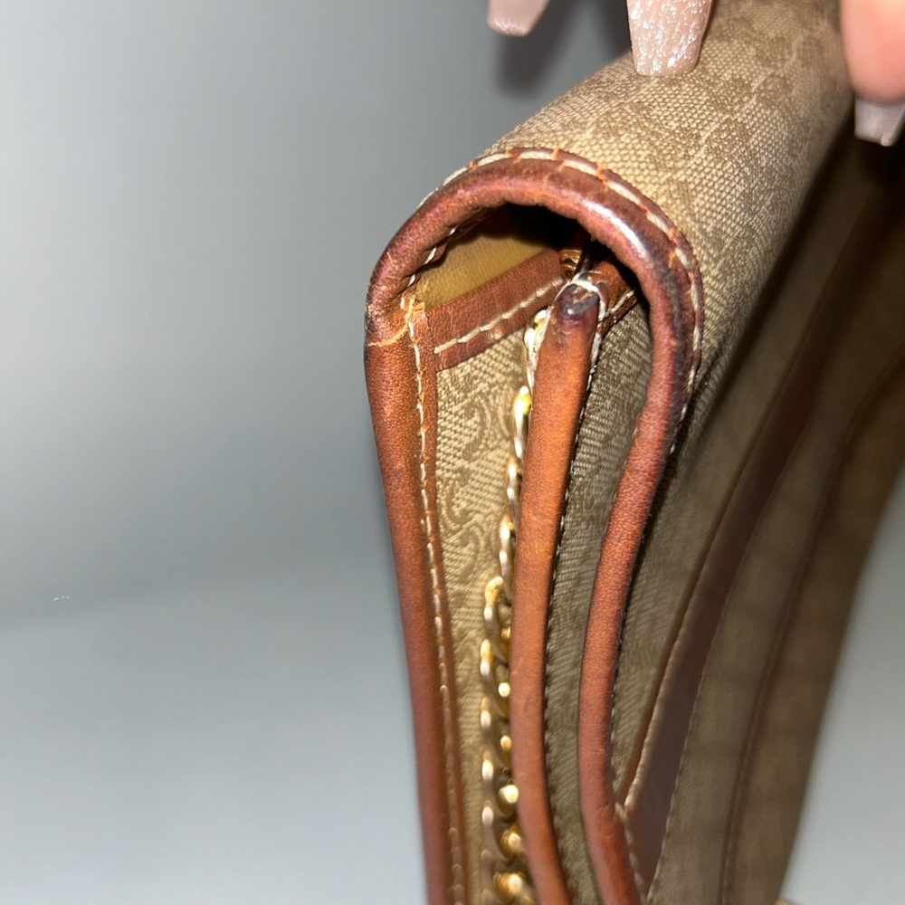 Pre loved Celine Macadam vinyl portfolio crossbody bag - Picture 10 of 15